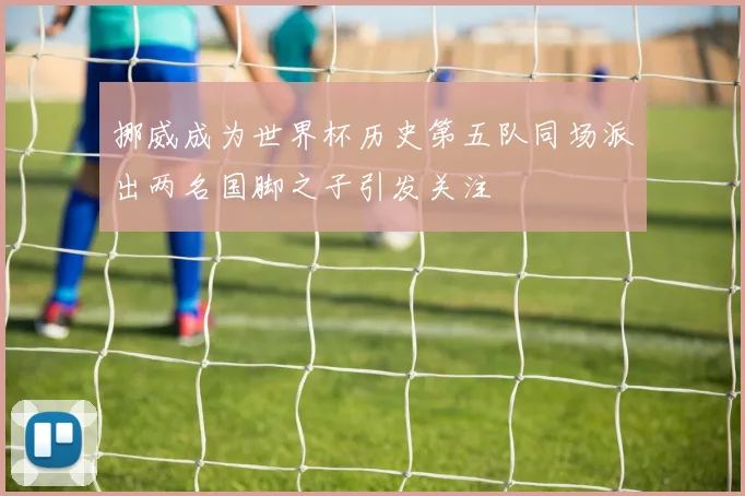挪威成为世界杯历史第五队同场派出两名国脚之子引发关注